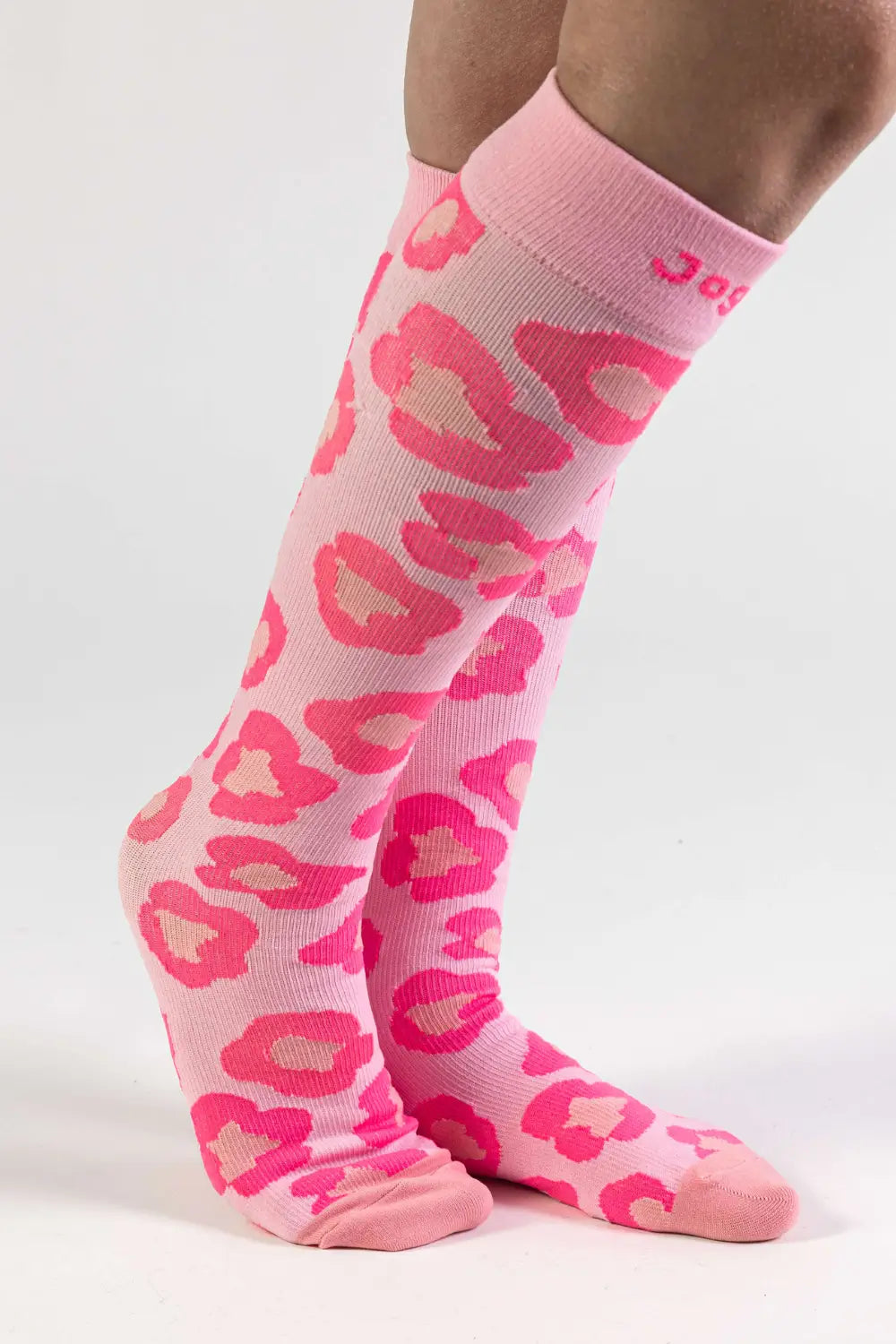 Comfy Socks - Pink Leopard